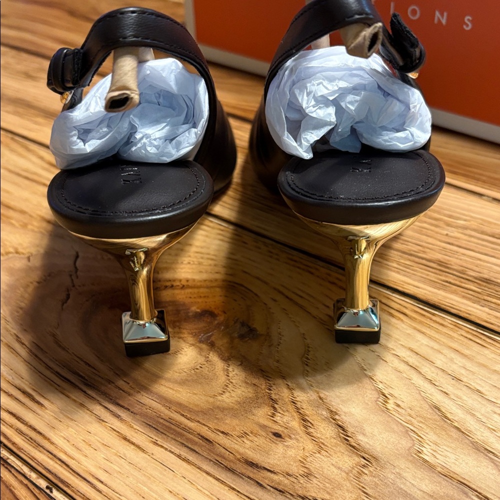 Katy Perry Collections Sling Back Softy Nappa coffee NWT - Picture 6 of 9